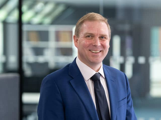 Andrew Kaye, CEO of South Hampshire College Group outside Southampton College