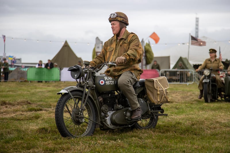 Pictured - Re-enactments, performers and military equipment was all on show this weekend.