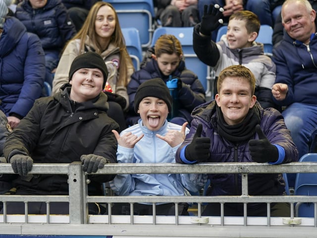 Pompey fans backed their team as they gave it everything against promotion-chasing Burnley at Fratton Park on Saturday.