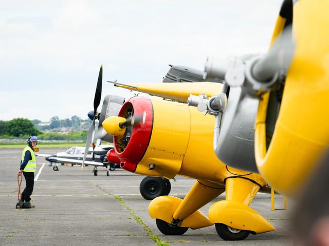 Pictured is: Aircraft waiting to take offPicture: Keith Woodland (080621-66)
