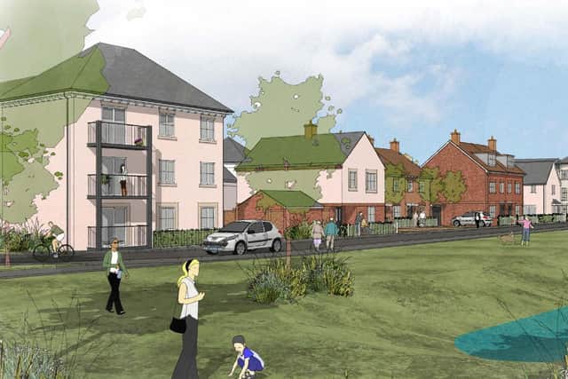 Plans to build 90 new homes next to Waterlooville fire station