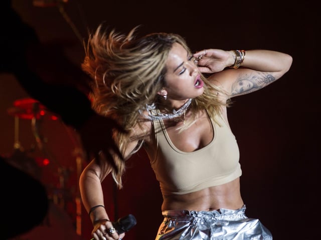 Rita Ora performed at the Southsea festival in 2017.