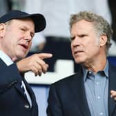 Michael Eisner with actor Will Ferrell.