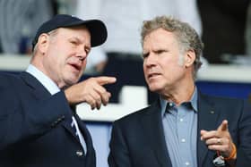 Michael Eisner with actor Will Ferrell.