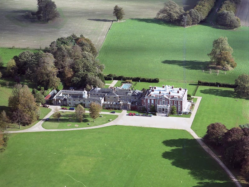 An aerial of Stansted House in Rowlands Castle in 1998.