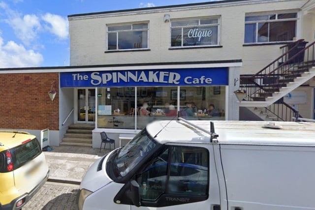 The Spinnaker Cafe, 96 Broad Street, Old Portsmouth,  is ranked 4th by TripAdvisor with a 4.5 star rating from 395 reviews.