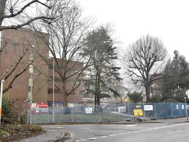 Osborn Road car park in Fareham, on Thursday, January 25.
Picture: Sarah Standing