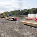 Stokes Bay sea wall defences