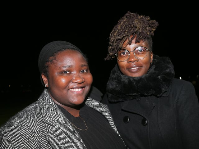 Zaynab Lamoyero, left, and Betty Oyando.
Picture: Chris Moorhouse (jpns 011123-43)