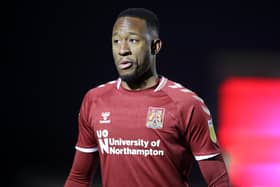 Former Pompey forward Nicke Kabamba has signed for Bromley on loan from Northampton. (Photo by Pete Norton/Getty Images)