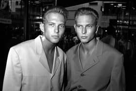 Matt and Luke Goss from Lou's once favourite band, Bros. Pic: Malcolm Croft/PA Wire