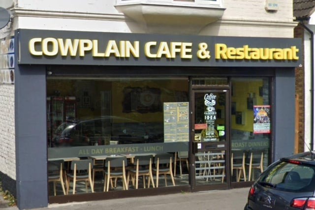 Cowplain Cafe and Restaurant at 57 London Road, Waterlooville, has a rating of 4.8 based on 139 Google reviews.