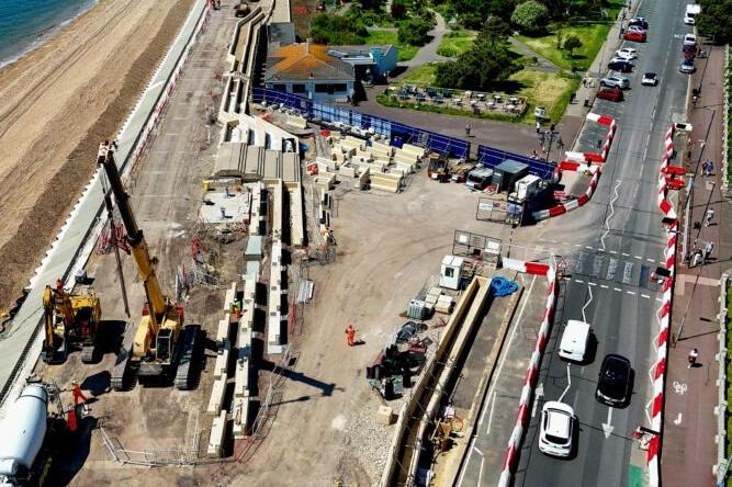 Southsea Sea Defences: New steps and flower planters in place as work ...