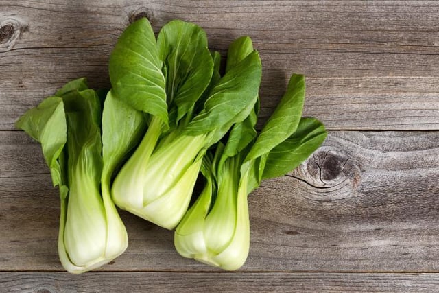 A type of Chinese cabbage, bok choy is typically found in chinese and Southeast Asian dishes.