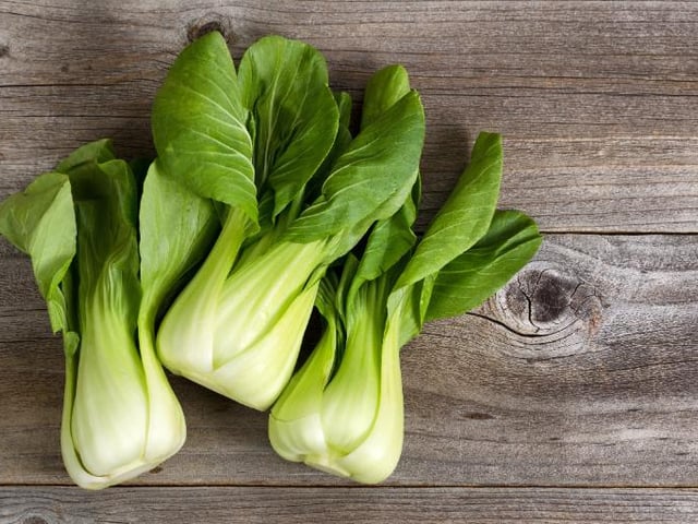 A type of Chinese cabbage, bok choy is typically found in chinese and Southeast Asian dishes.