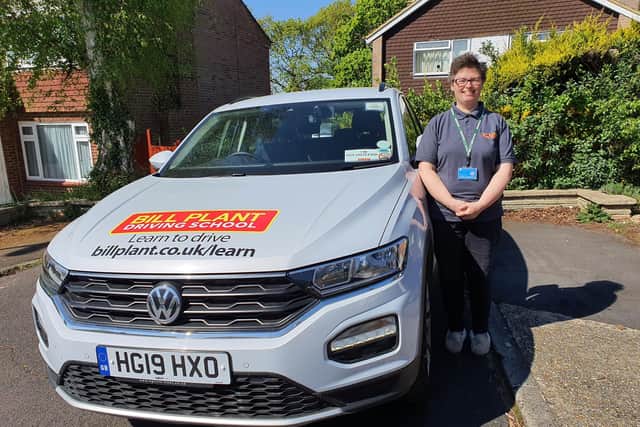 Debbie Toms, from Portsmouth, is a driving instructor who is volunteering by transporting NHS workers to and from work and delivering goods to people in the community in need.