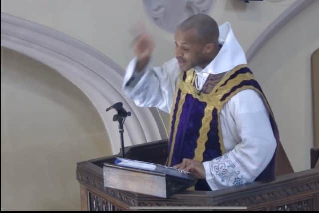 Explosive: The comment by Father Rosario M Ebanks have ignited fury from LGBTQ+ campaigners across the area.