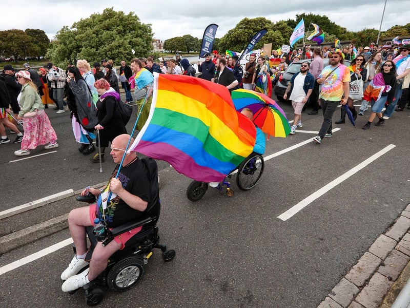 Portsmouth Pride, Eastney Esplanade on Southsea seafront
Picture: Chris Moorhouse (070625-068)