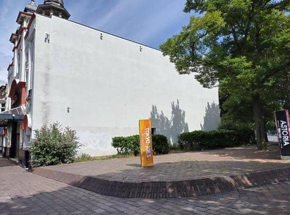 The side of Astoria in Portsmouth which is due to be given a mural by My Dog Sighs. Credit: Portsmouth City Council