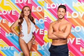 Demi Jones from Cosham (left) and George Day from Southampton both appeared in Love Island's winter series earlier this year. Picture: ITV