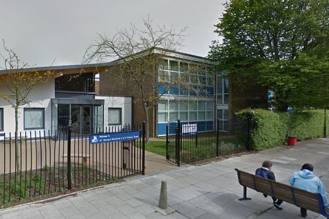 St George's Beneficial Church of England Primary School had 50 per cent of pupils meeting expected standards for reading, writing and maths. The average score in reading was 102 and in maths 103.