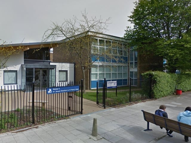 St George's Beneficial Church of England Primary School had 50 per cent of pupils meeting expected standards for reading, writing and maths. The average score in reading was 102 and in maths 103.
