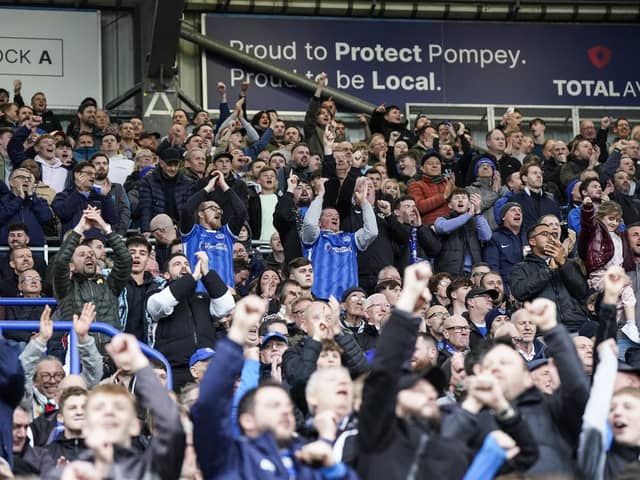 20,113 fans were packed into Fratton Park as Pompeym welcomed their biggest crowd into PO4 for more than 13 years