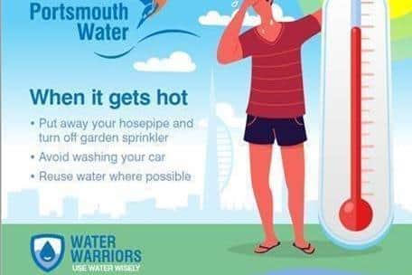 Advice from Portsmouth Water.