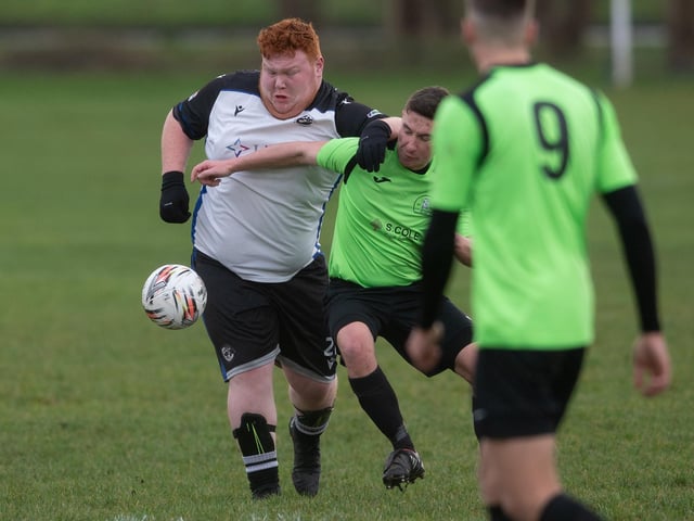 Bedhampton Village Reserves (green) v Fleur de Lys. Picture: Keith Woodland