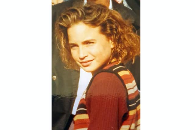 Anna aged ten. Picture: Rita Wright