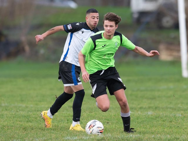 Bedhampton Village Reserves (green) v Fleur de Lys. Picture: Keith Woodland