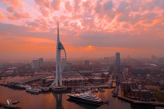 The Spinnaker Tower. 

Picture: Marcin Jedrysiak. @MarcinJ_Photos