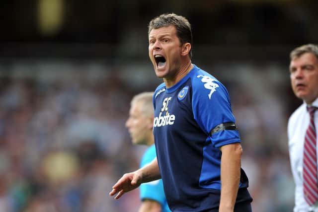 Ex-Pompey boss Steve Cotterill, seen on the touchline at Upton Park, has been working 'miracles' for Shrewsbury since last month's appointment. Picture: Steve Reid