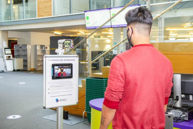 The University of Portsmouth has spent £10m to mitigate the risk of Covid infection and allow students to return to their studies.

  Picture: Habibur Rahman