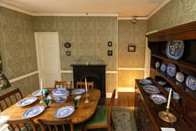 The dining room inside Charles Dickens' Birthplace Museum. Picture: Marcin Jedrysiak