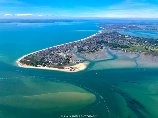 For a country boy, living in the UK's most densley populated city can sometimes get a bit much. So, it was a delight to discover that I could hop on a ferry and within minutes be on rural Hayling Island and enjoy a peaceful walk or bike ride.Pictured is Hayling Island seen from overhead Thorney Island, taken by Shaun Roster www.shaunroster.com