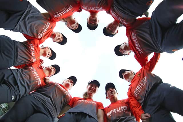 The Southern Vipers get into a team huddle during last night's Charlotte Edwards Cup tie at Emirates Old Trafford. Photo by Ashley Allen/Getty Images