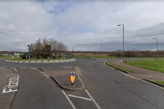 The crash happened in Fitzroy Drive, Lee-on-the-Solent. Picture: Google Street View.