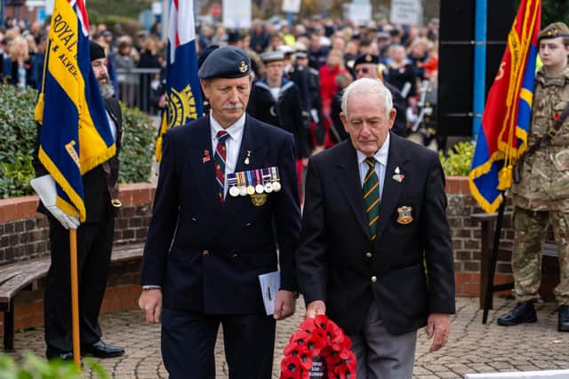 Gosport Remembrance day, November 14, 2021. Photo by Matthew Clark