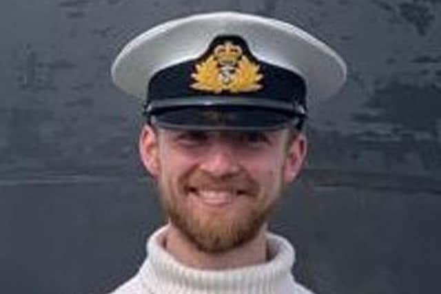 Sub-Lieutenant Andrew Rose.