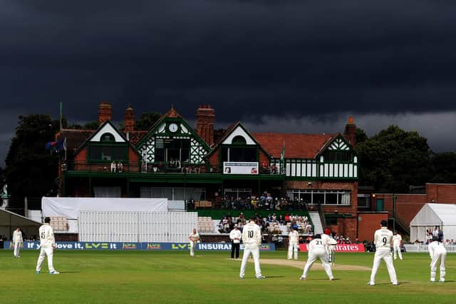 The pavilion at Aigburth, Liverpool, where Hampshire will this week look to win only their third County  Championship title in 126 years. Photo by Clint Hughes/Getty Images.