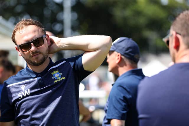 Baffins Milton Rovers boss Shaun Wilkinson is currently serving a four-match stadium ban. Picture: Chris Moorhouse (jpns 170721-32)