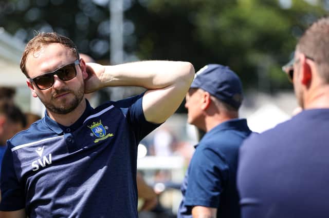 Baffins Milton Rovers boss Shaun Wilkinson is currently serving a four-match stadium ban. Picture: Chris Moorhouse (jpns 170721-32)