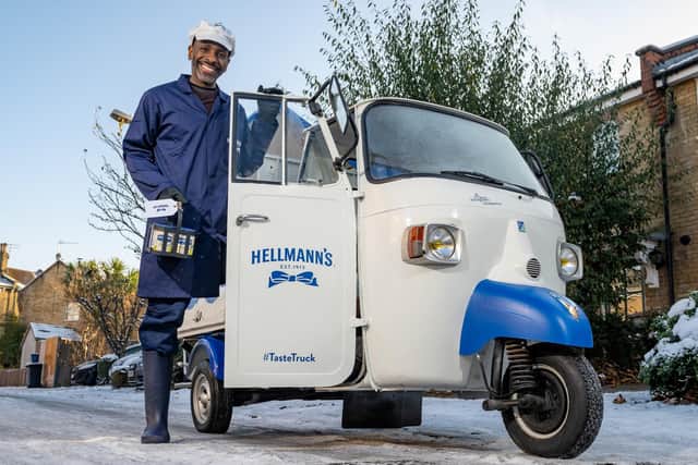 Vegan mayo delivery to your door (photo: James Linsell-Clark)