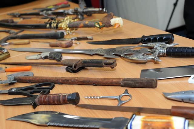 Over 300 knives have been taken off the streets across Hampshire as part of Operation Sceptre.