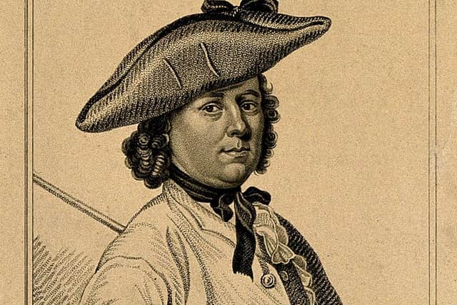Hannah Snell, a woman who passed as a male soldier and sailor. Stipple engraving by Maddocks, after R Phelps