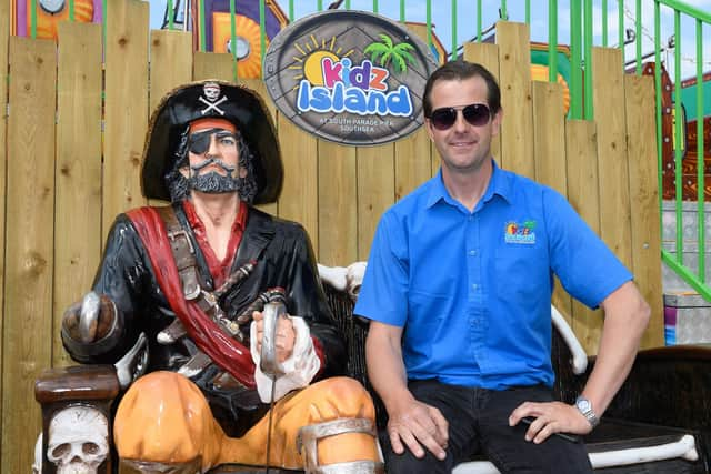 David Wallis, who runs Kidz Island on South Parade Pier. Picture: Keith Woodland