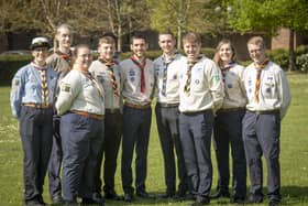 Hampshire Scouts are awarded with the Queen’s Scout Award at a ceremony at Windsor Castle.