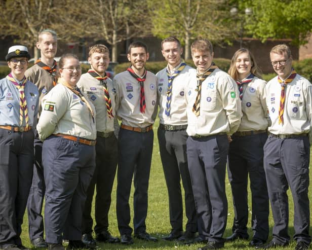 Hampshire Scouts are awarded with the Queen’s Scout Award at a ceremony at Windsor Castle.