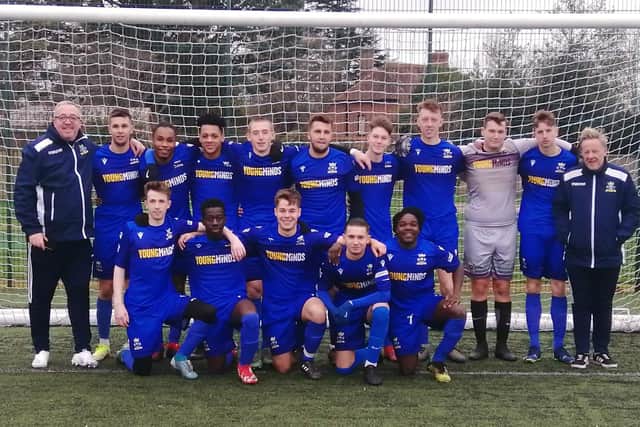 Baffins Milton Rovers U23s, the Mid-Solent League Division 2 winners. Back (from left) Steve Deller (joint manager), Cole Wright, Ceake Maddix, Rene Blankson, Oliver Deller, Cameron Wright, Justin Paterson, Jack Weir, Owen Taylor, Kye Hartt, Mick Neal (joint manager).
Front: George Ross, Omar Jarju, Louie Hughes, George Neal, Jamal Ahmaedd

Thanks